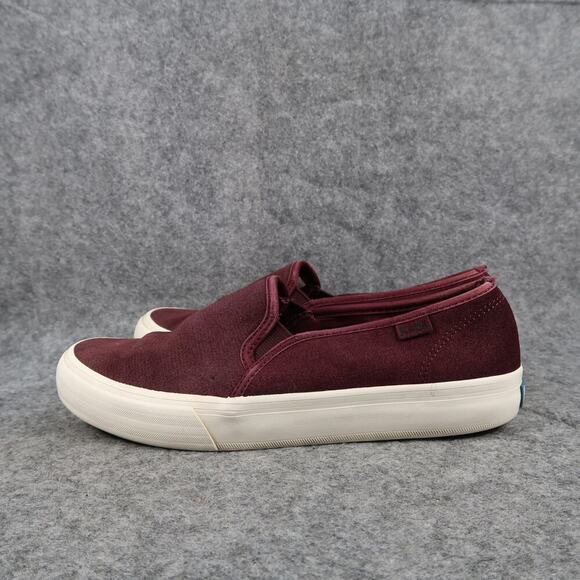 Keds Shoes Womens 6 Slip On Sneaker Double Decker Leather Casual Fashion Comfort - Picture 4 of 13